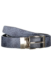CINTO EM COURO GUESS JEANS HOMEM AZUL