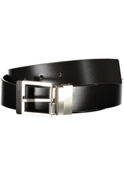 CINTO EM COURO GUESS JEANS HOMEM PRETO