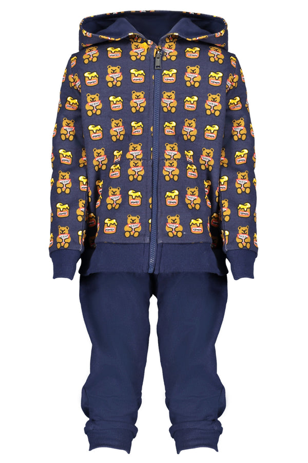 CAMISOLA GUESS JEANS AZUL ZIP PARA CRIANÇA