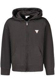 SWEATSHIRT COM CAPUZ GUESS JEANS CRIANÇA PRETA