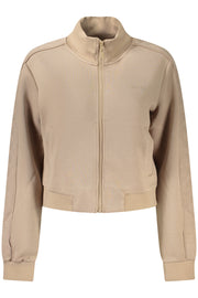 SWEATSHIRT COM FECHO GUESS JEANS MULHER BEGE