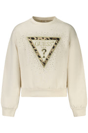SWEATSHIRT EM ALGODÃO GUESS JEANS CRIANÇA BRANCA