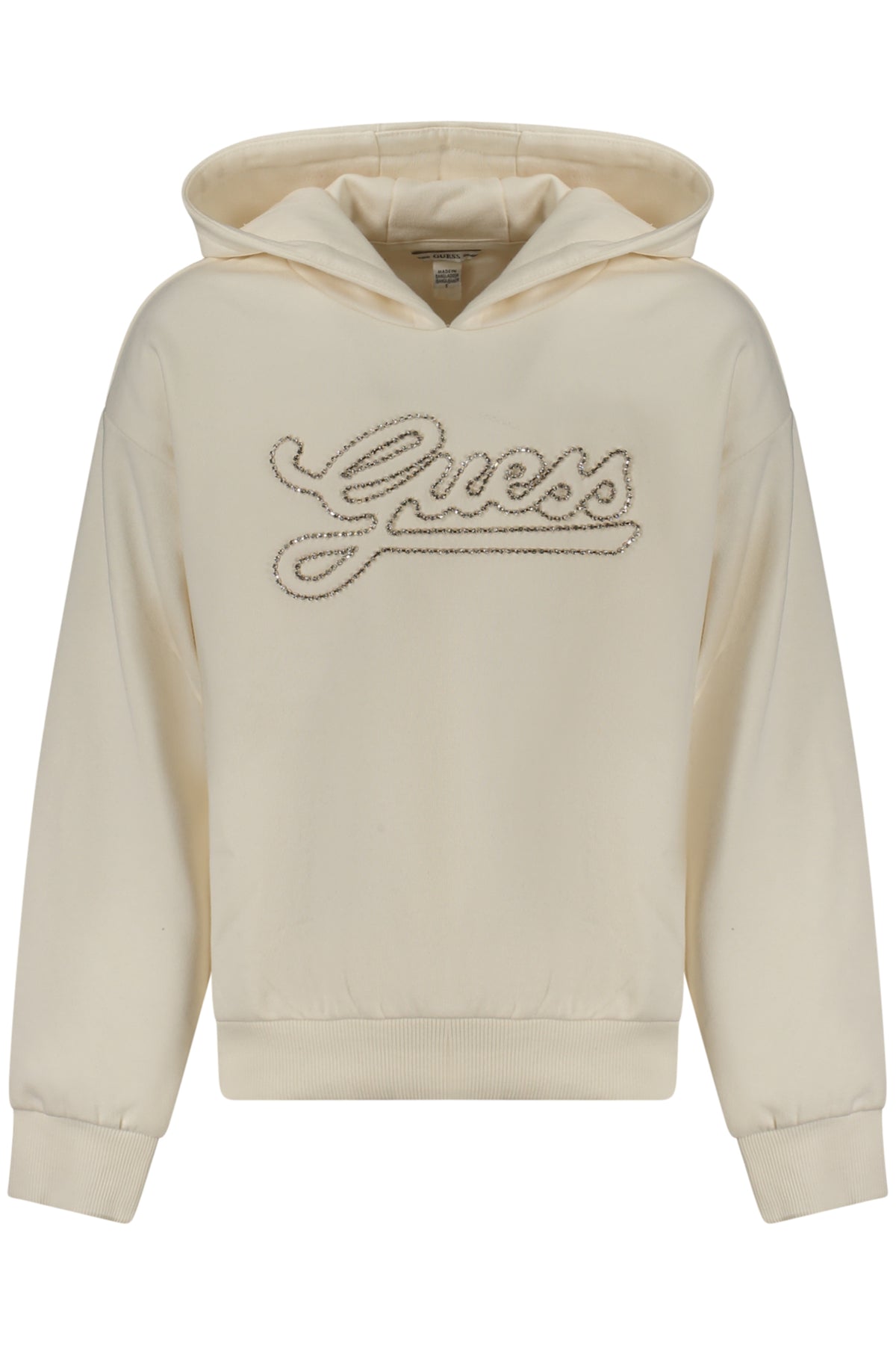 SWEATSHIRT EM ALGODÃO GUESS JEANS CRIANÇA BRANCA