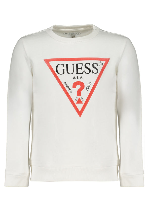 CAMISOLA GUESS JEANS SEM ZIP PARA CRIANÇA BRANCO
