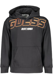 GUESS JEANS BLACK SWEATER FOR KIDS NO ZIP