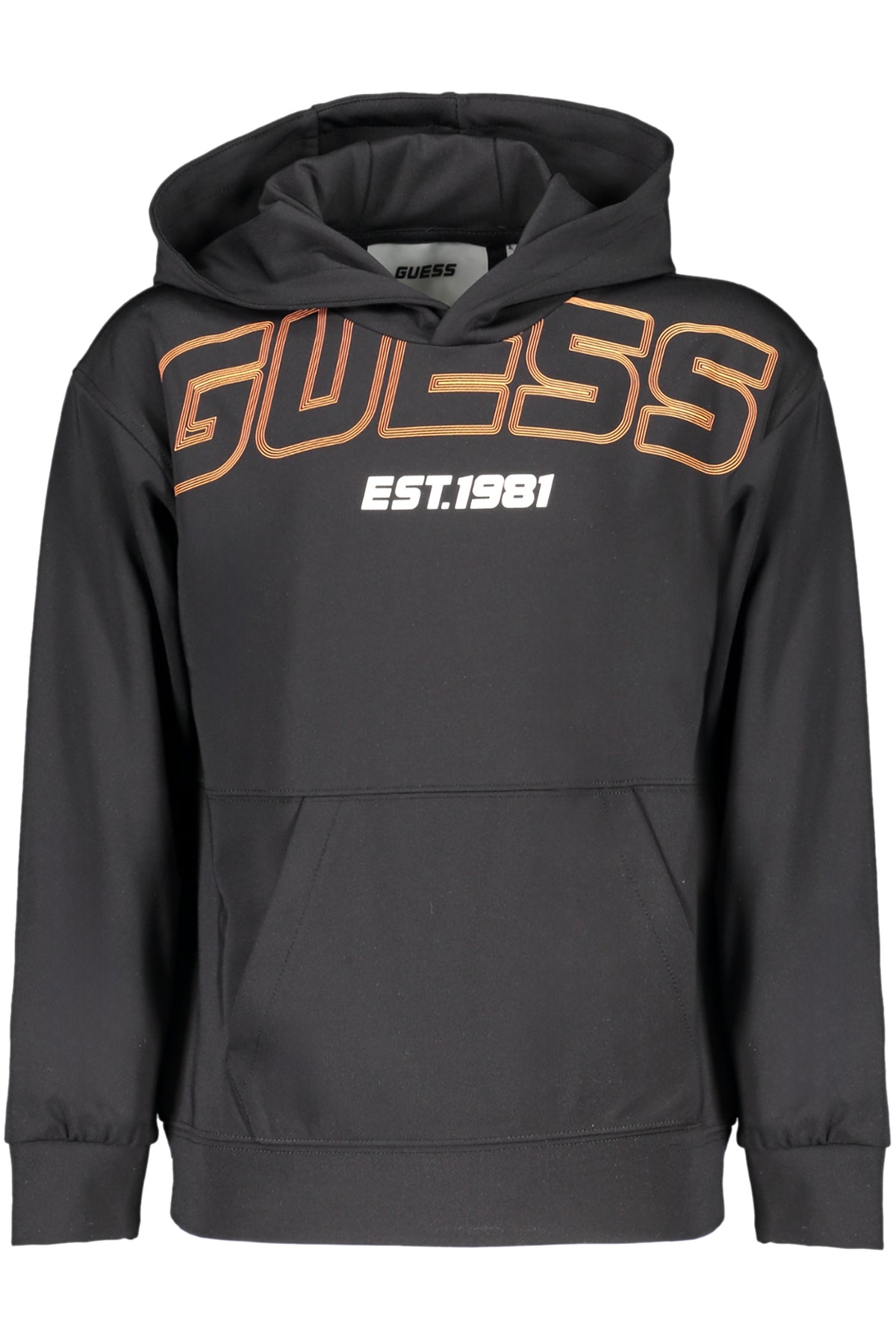 GUESS JEANS BLACK SWEATER FOR KIDS NO ZIP