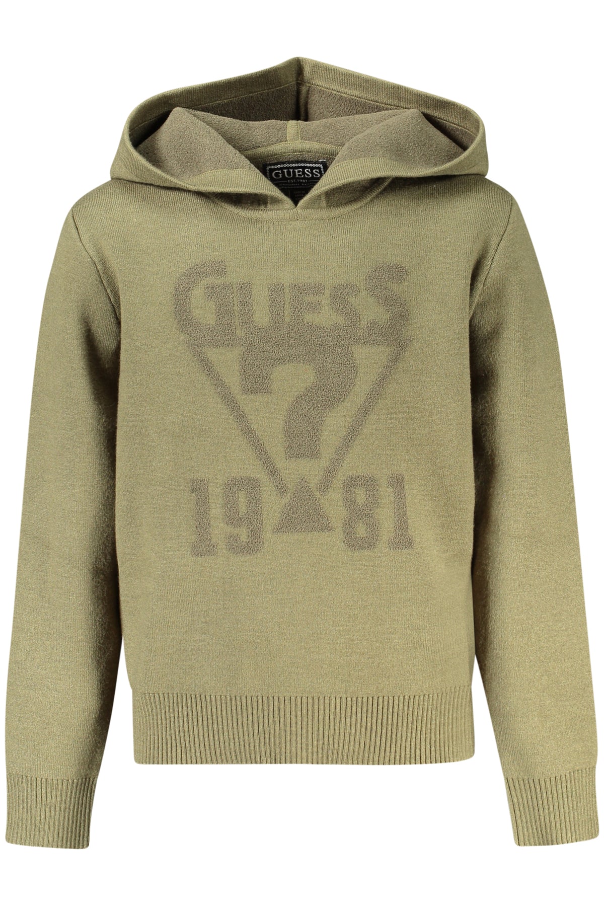SWEATSHIRT COM CAPUZ GUESS JEANS CRIANÇA VERDE