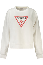 SWEATSHIRT EM ALGODÃO GUESS JEANS MULHER BRANCA