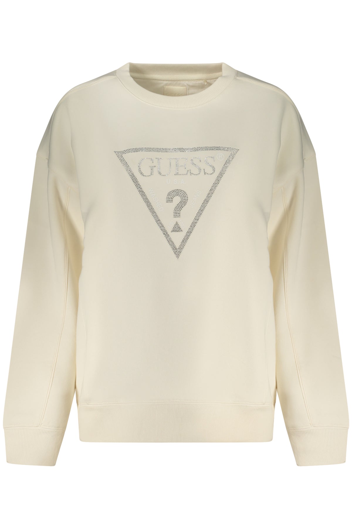 SWEATSHIRT EM ALGODÃO GUESS JEANS MULHER BRANCA