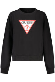 SWEATSHIRT EM ALGODÃO GUESS JEANS MULHER PRETA