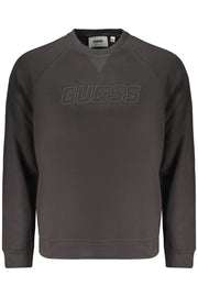 SWEATSHIRT EM ALGODÃO GUESS JEANS HOMEM PRETA