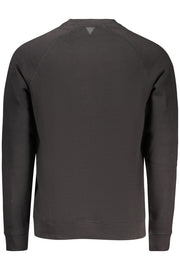 SWEATSHIRT EM ALGODÃO GUESS JEANS HOMEM PRETA