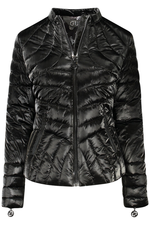 JAQUETA PRETA DE MULHER GUESS JEANS