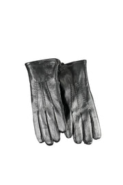 LUVAS EM COURO GUESS JEANS HOMEM PRETAS
