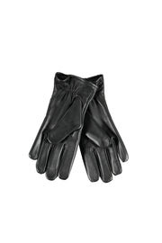 LUVAS EM COURO GUESS JEANS HOMEM PRETAS