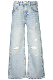 JEANS EM ALGODÃO GUESS JEANS CRIANÇA AZUL CLARO