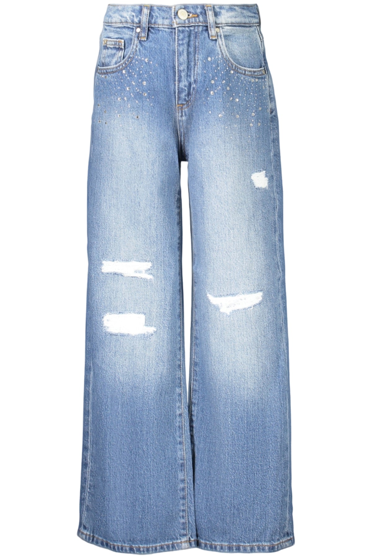 JEANS EM ALGODÃO GUESS JEANS MULHER AZUL CLARO