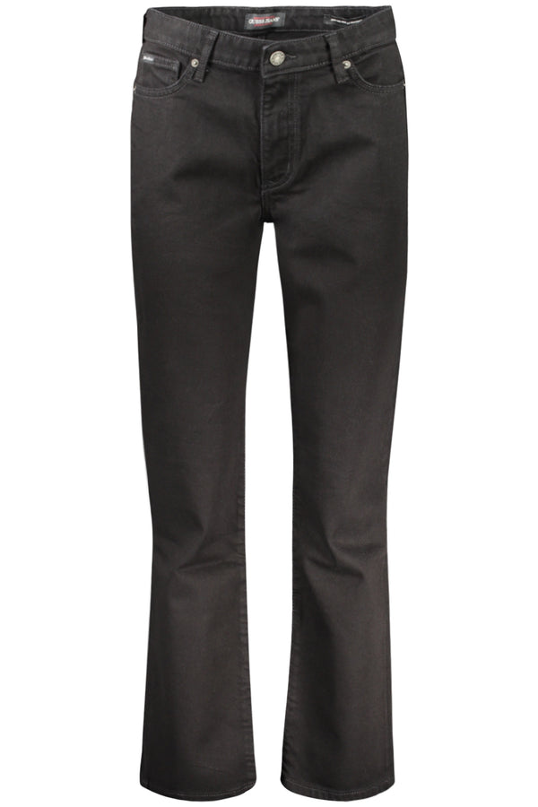 GUESS JEANS JEANS DENIM PRETO PARA MULHERES