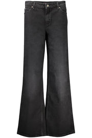 GUESS JEANS BLACK DENIM JEANS FOR WOMEN
