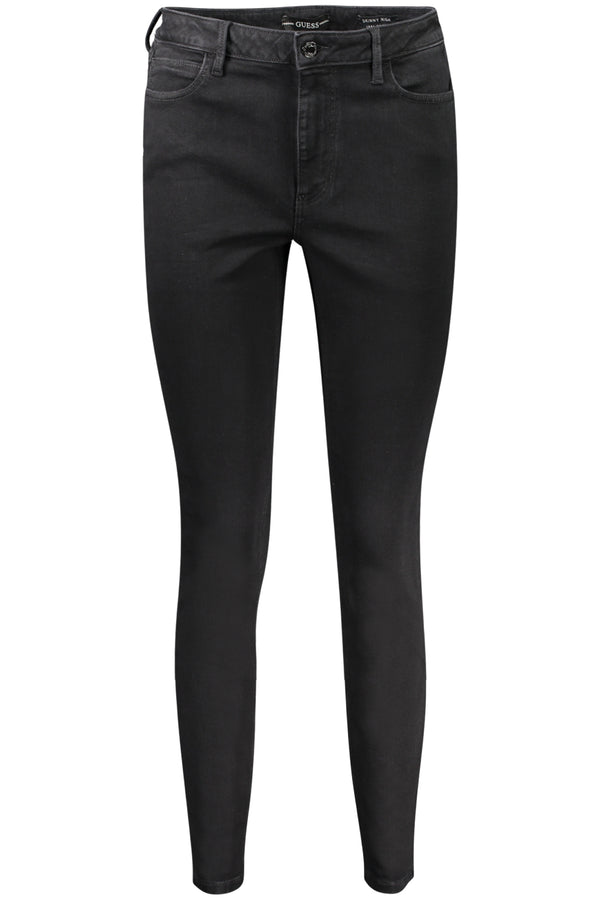 GUESS JEANS JEANS DENIM PRETO PARA MULHER