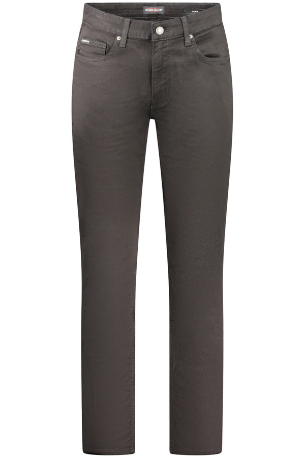 GUESS JEANS MEN'S DENIM JEANS PRETO