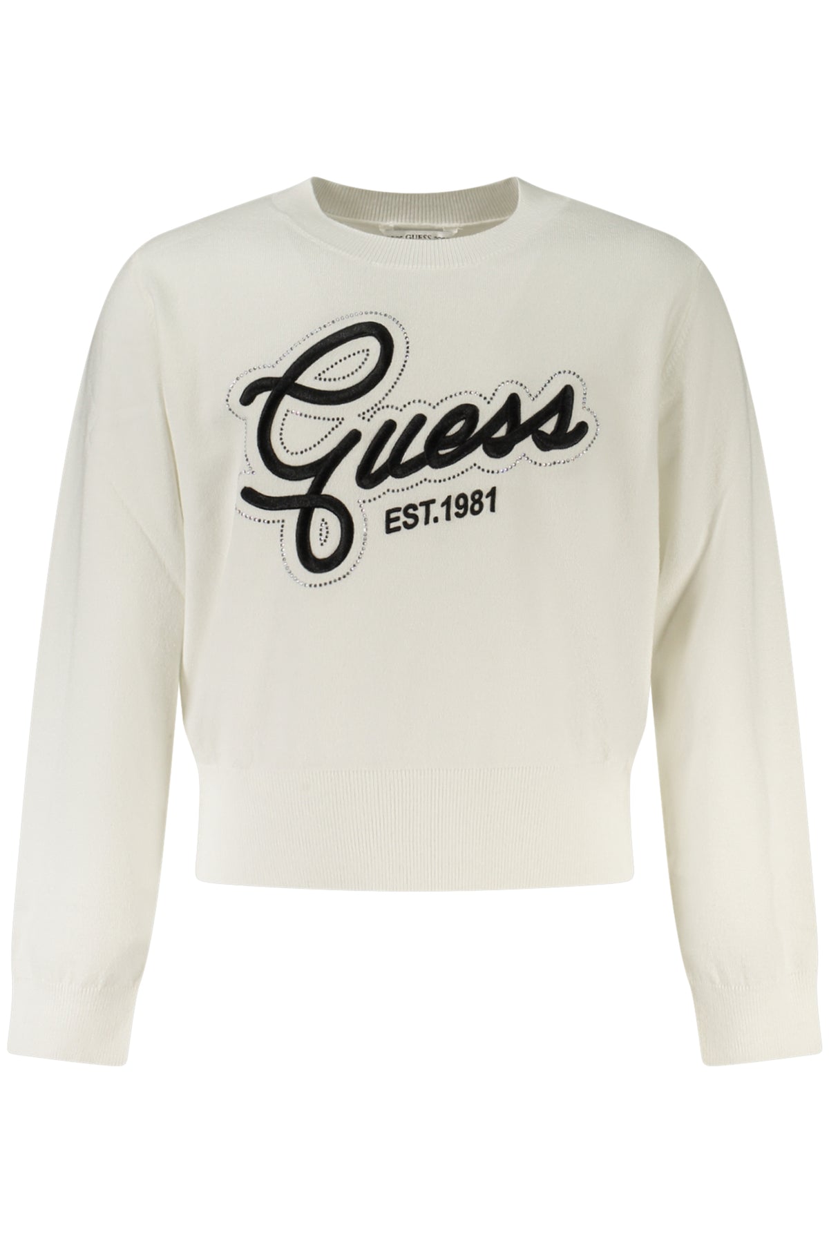 CAMISOLA COM BORDADO GUESS JEANS CRIANÇA BRANCA