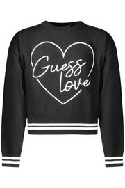 CAMISOLA EM ALGODÃO GUESS JEANS CRIANÇA PRETA