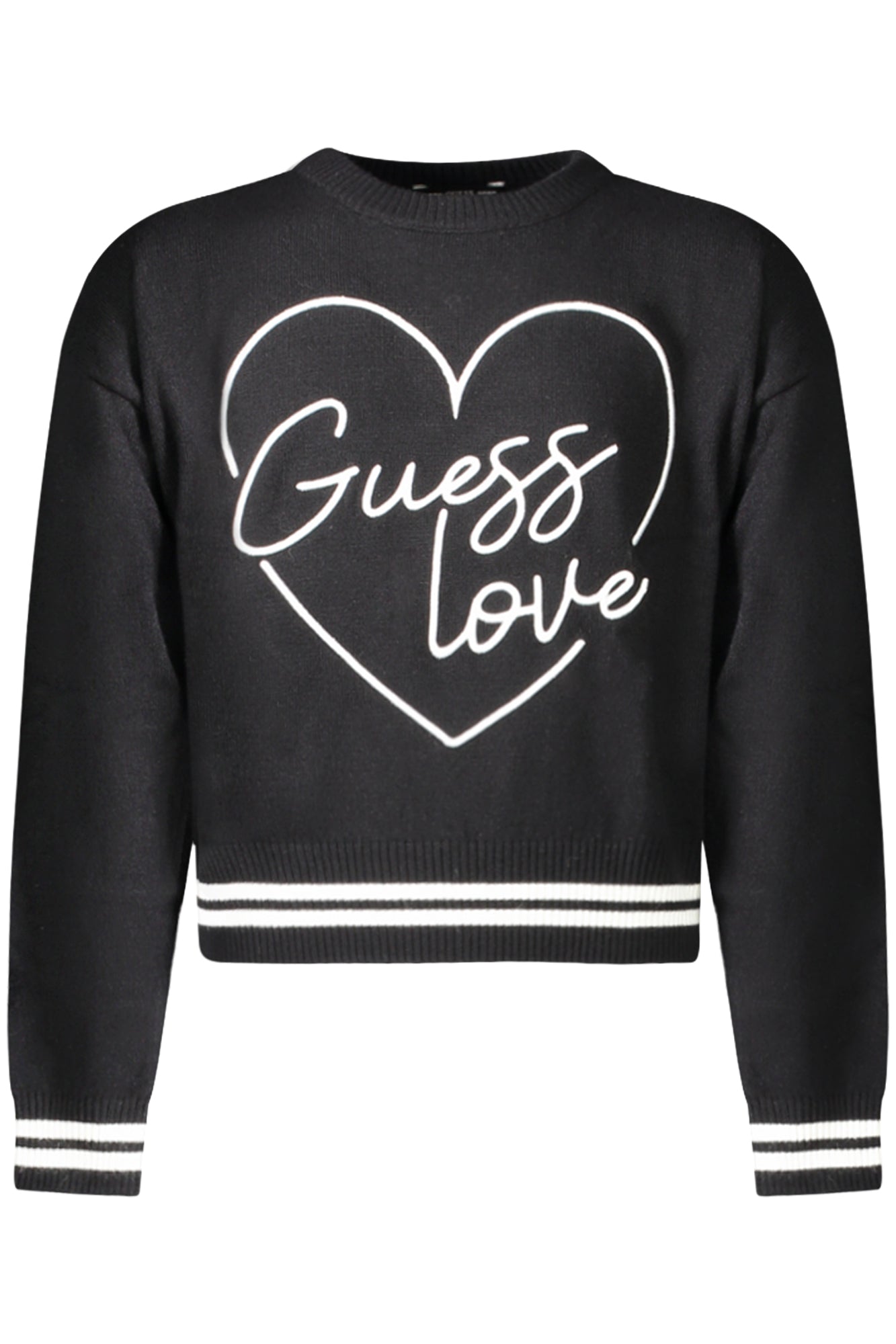 CAMISOLA EM ALGODÃO GUESS JEANS CRIANÇA PRETA