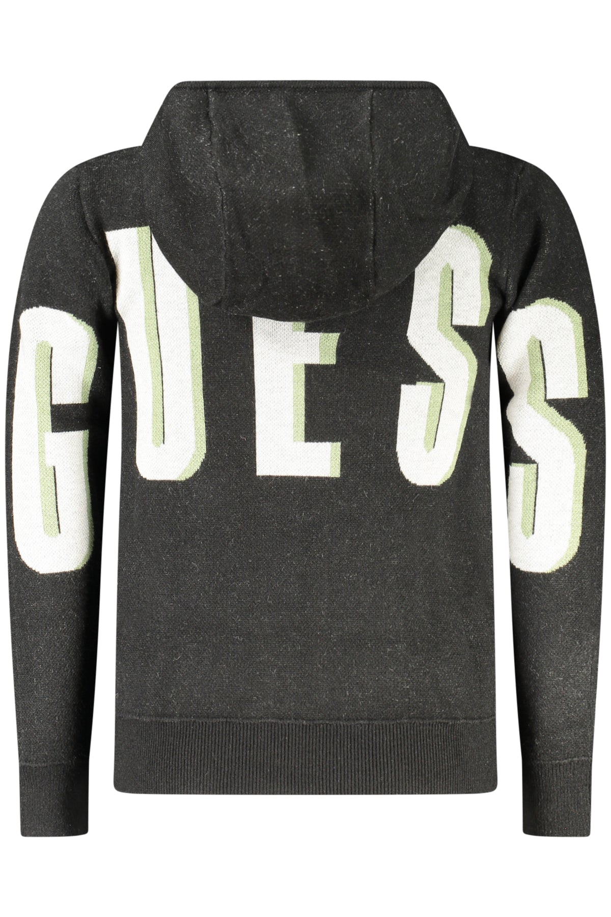 CAMISOLA COM CAPUZ GUESS JEANS CRIANÇA PRETA