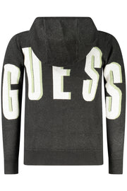 CAMISOLA COM CAPUZ GUESS JEANS CRIANÇA PRETA