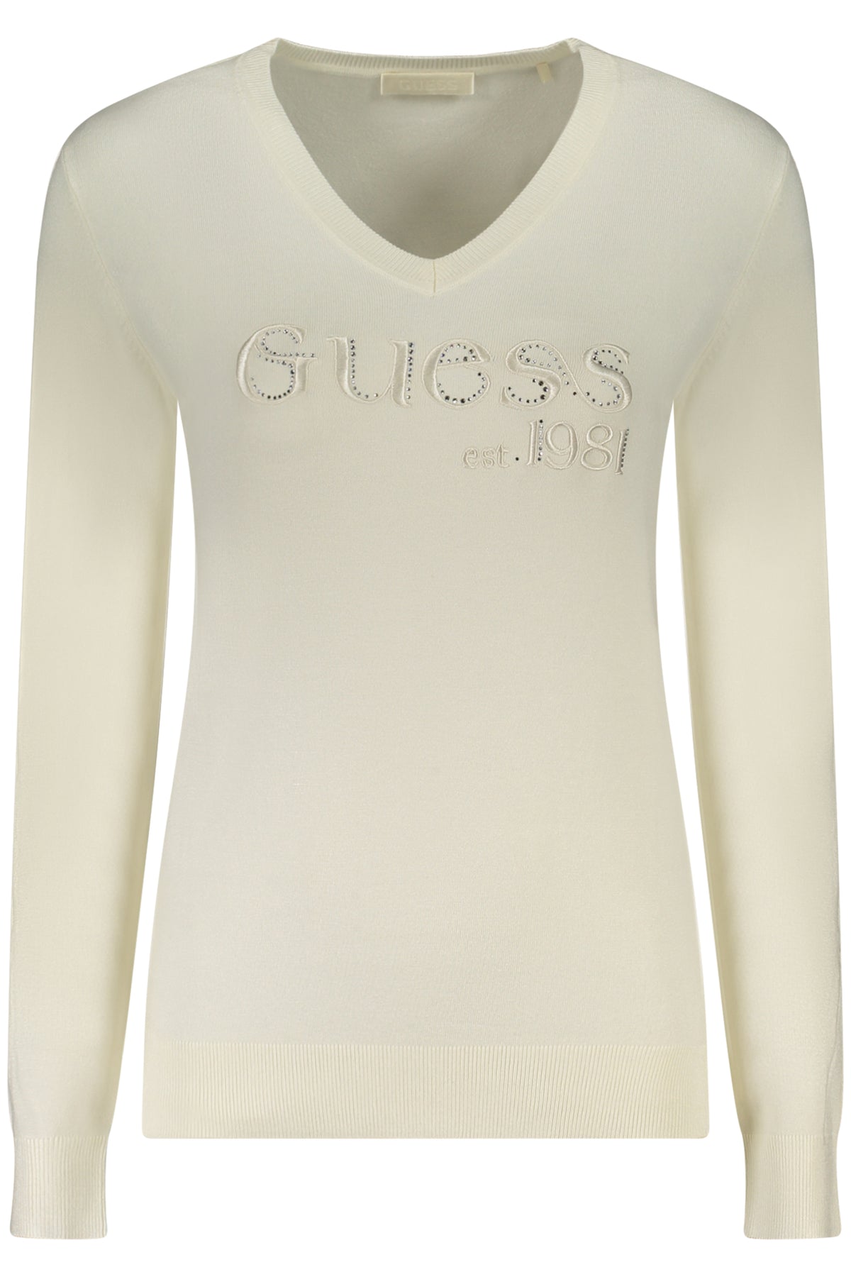 CAMISOLA COM BORDADO GUESS JEANS MULHER BRANCA