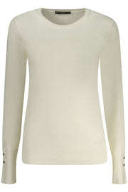 GUESS JEANS WHITE WOMEN'S SWEATER