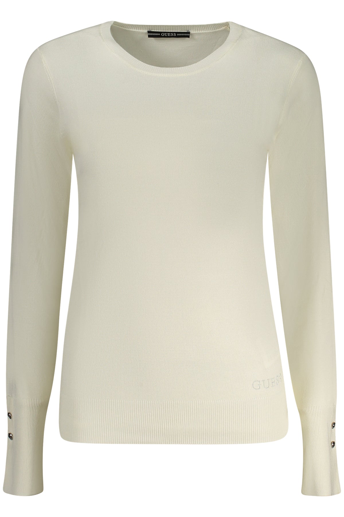 GUESS JEANS WHITE WOMEN'S SWEATER