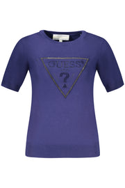 WOMEN'S BLUE GUESS JEANS SWEATER