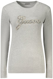 CAMISOLA COM BORDADO GUESS JEANS MULHER CINZENTA