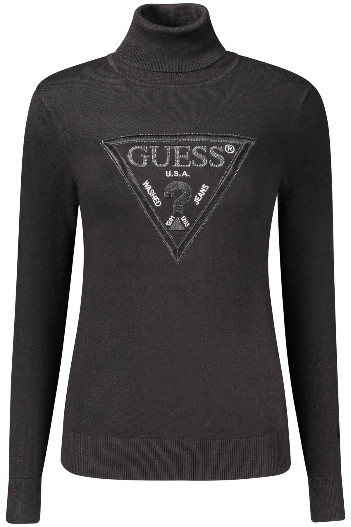 CAMISOLA COM BORDADO GUESS JEANS MULHER PRETA