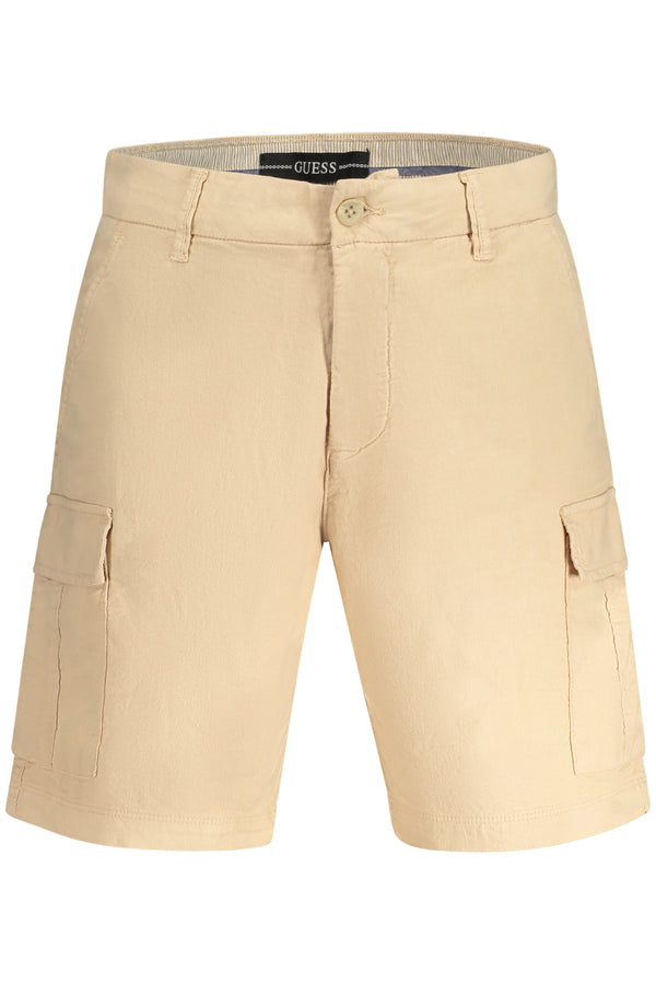 CALÇA BERMUDA HOMEM GUESS JEANS BEGE