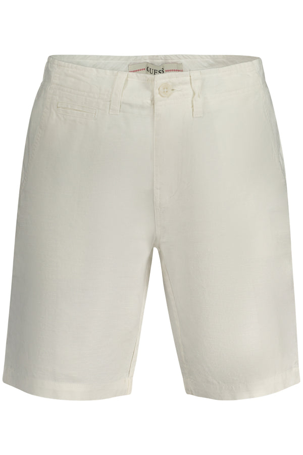 CALÇA BERMUDA HOMEM GUESS JEANS BRANCA