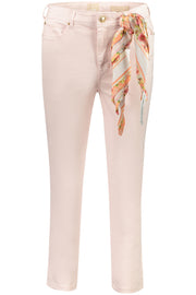 CALÇAS EM ALGODÃO GUESS JEANS MULHER ROSAS