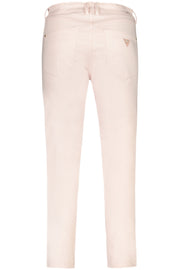 CALÇAS EM ALGODÃO GUESS JEANS MULHER ROSAS