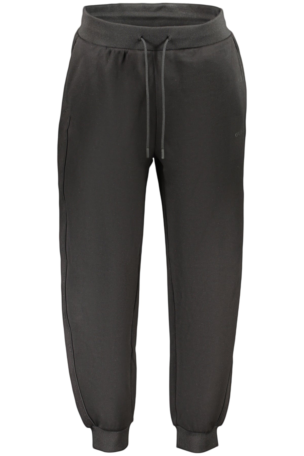 CALÇAS DE FATO DE TREINO COM ATACADORES GUESS JEANS MULHER PRETAS