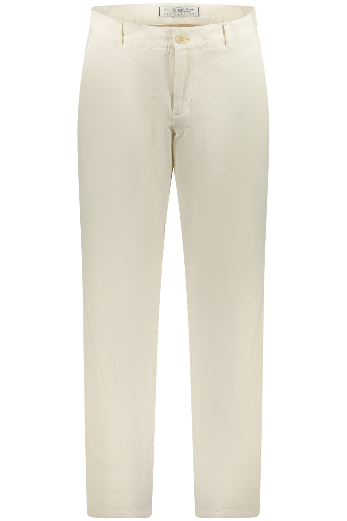 CALÇAS EM LINHO GUESS JEANS HOMEM BRANCAS