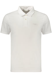 POLO EM ALGODÃO GUESS JEANS HOMEM BRANCO