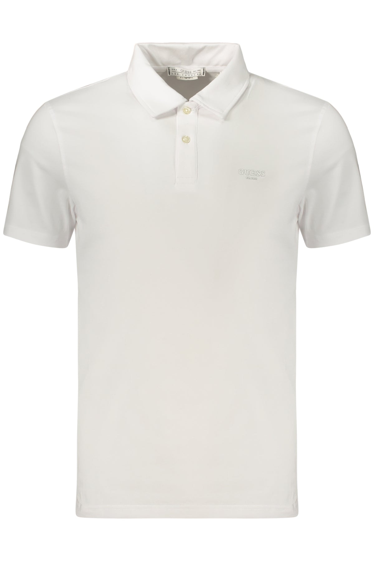 POLO EM ALGODÃO GUESS JEANS HOMEM BRANCO