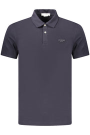 POLO EM ALGODÃO GUESS JEANS HOMEM AZUL
