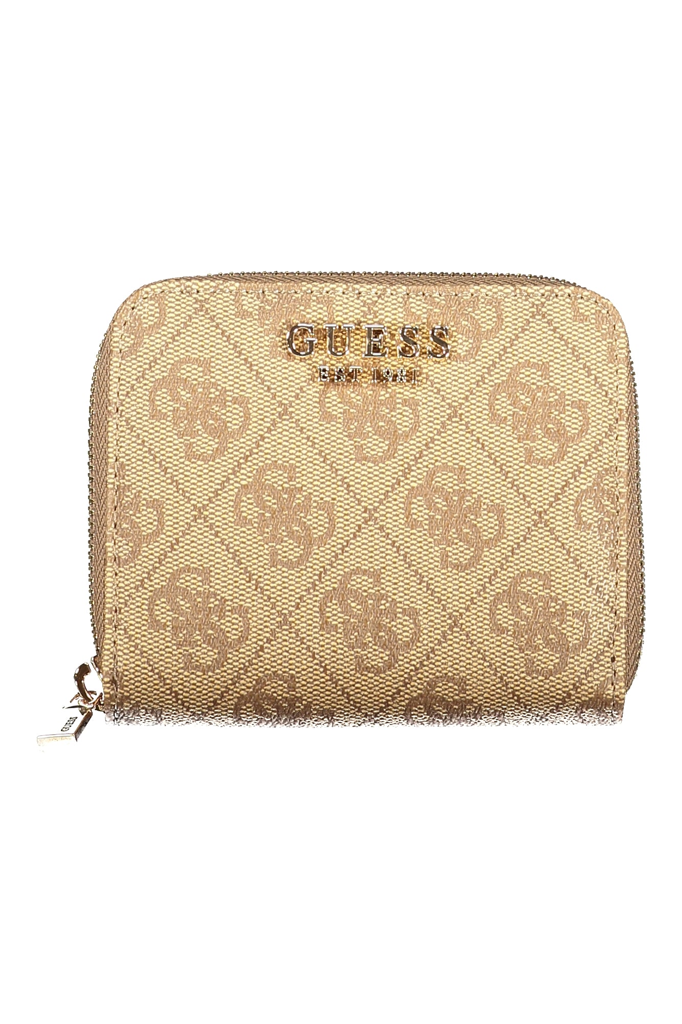 CARTEIRA COM FECHO GUESS JEANS MULHER BEGE