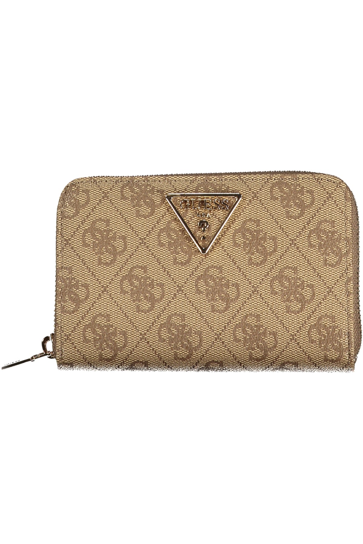 CARTEIRA COM FECHO GUESS JEANS MULHER BEGE
