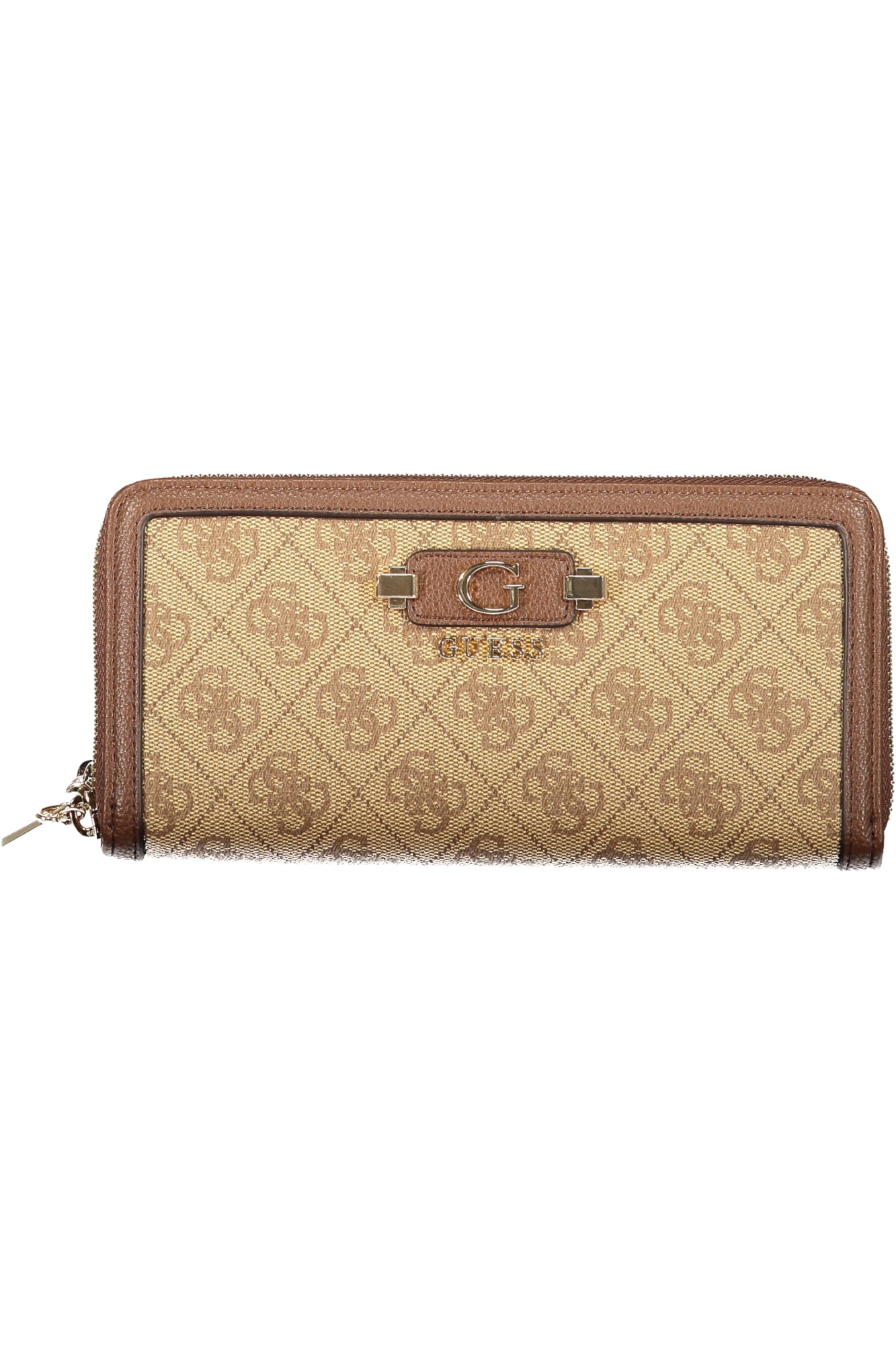 CARTEIRA COM FECHO GUESS JEANS MULHER BEGE