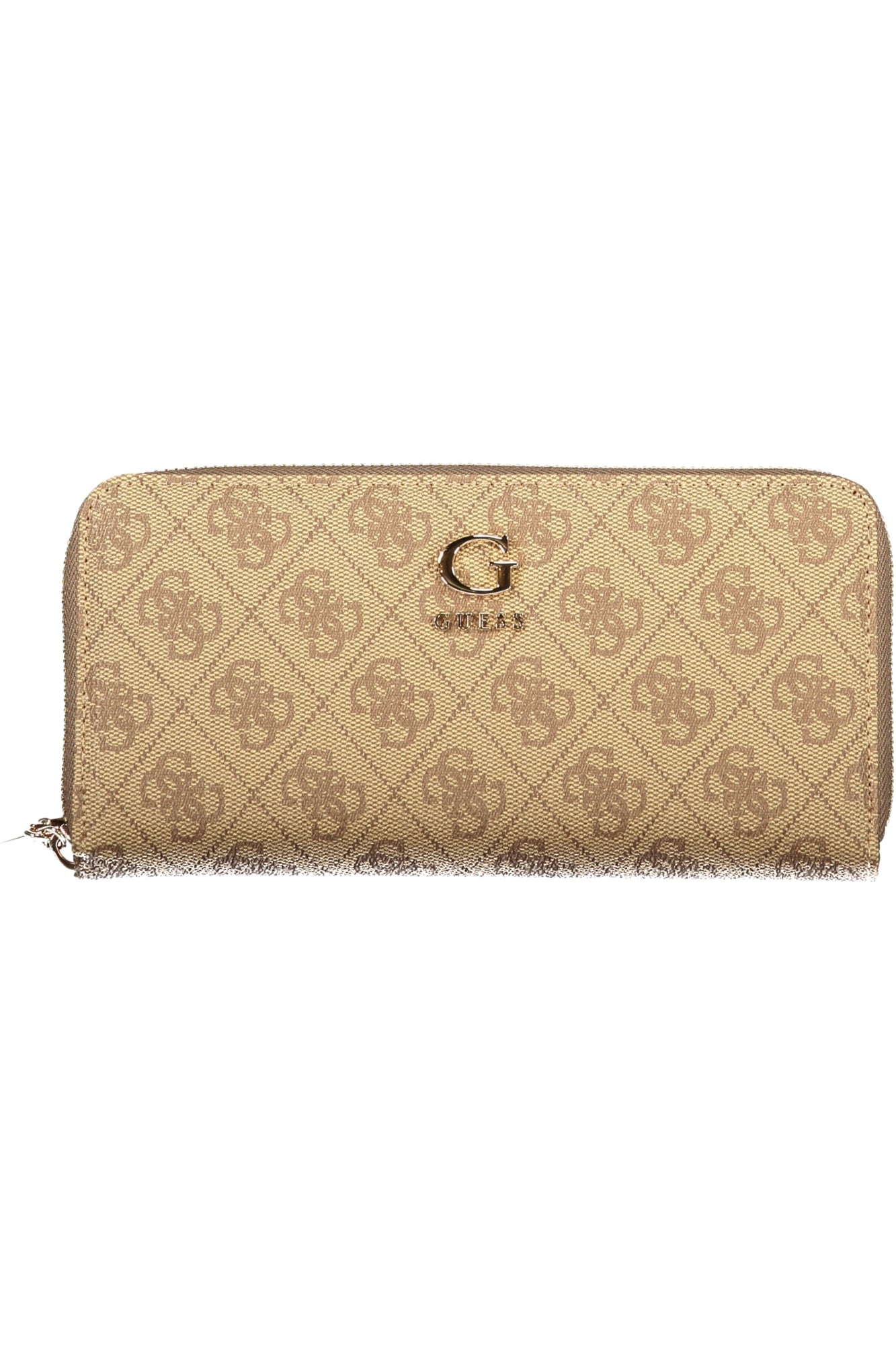 CARTEIRA COM FECHO GUESS JEANS MULHER BEGE