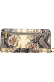 CARTEIRA COM FECHO GUESS JEANS MULHER BEGE